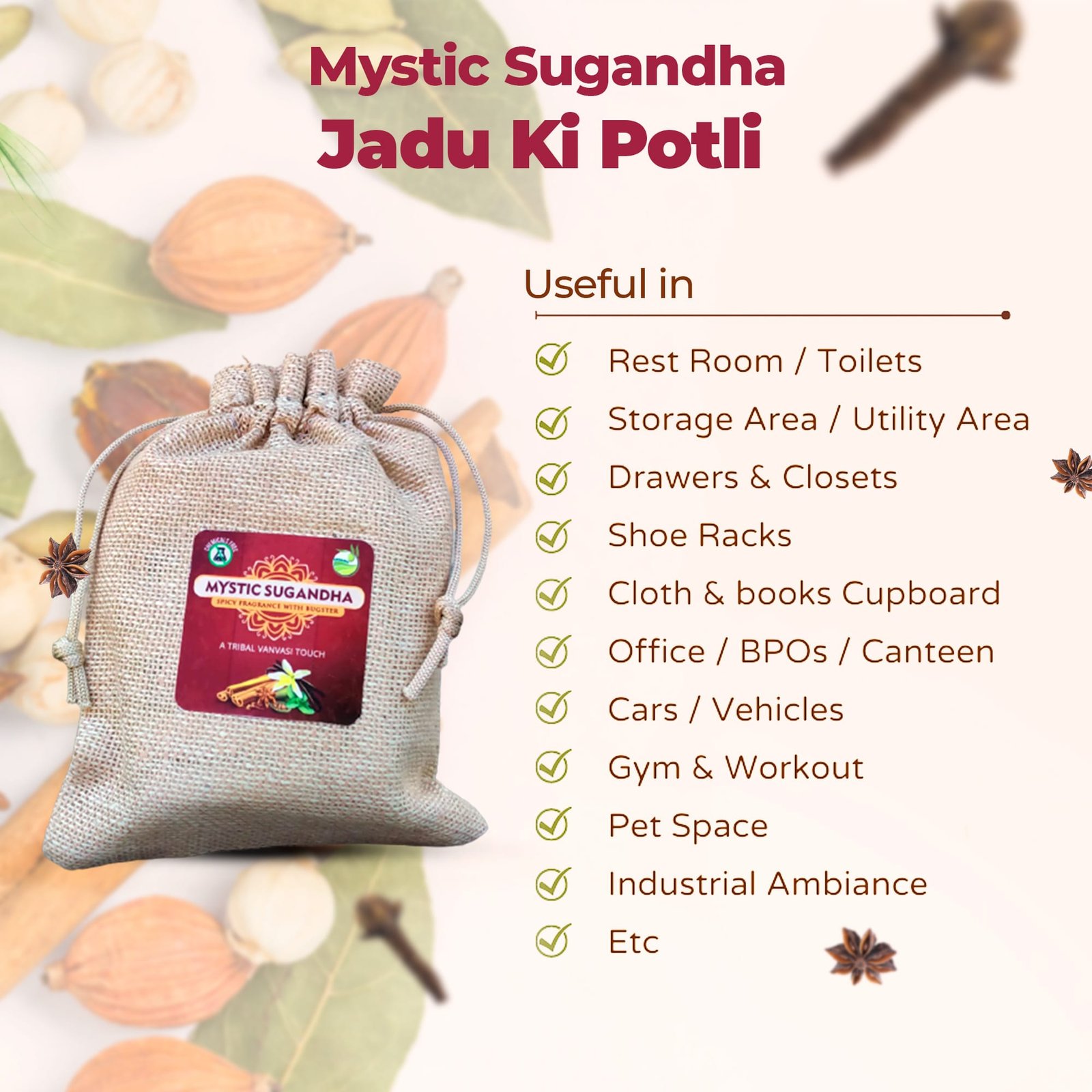 Aroma Car Freshener Inspired by the Forest Crush of the Western Ghats.
