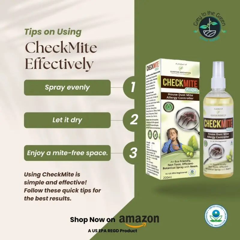 Say goodbye to dust mites with CheckMite! 🏡✨