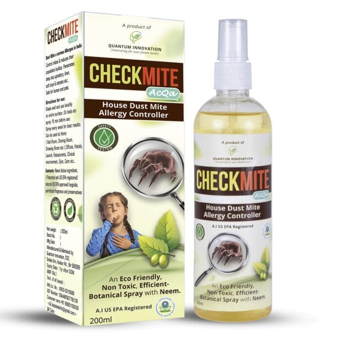 Dust Mite Allergy Control Checkmite Neem Spray Natural Shop Online