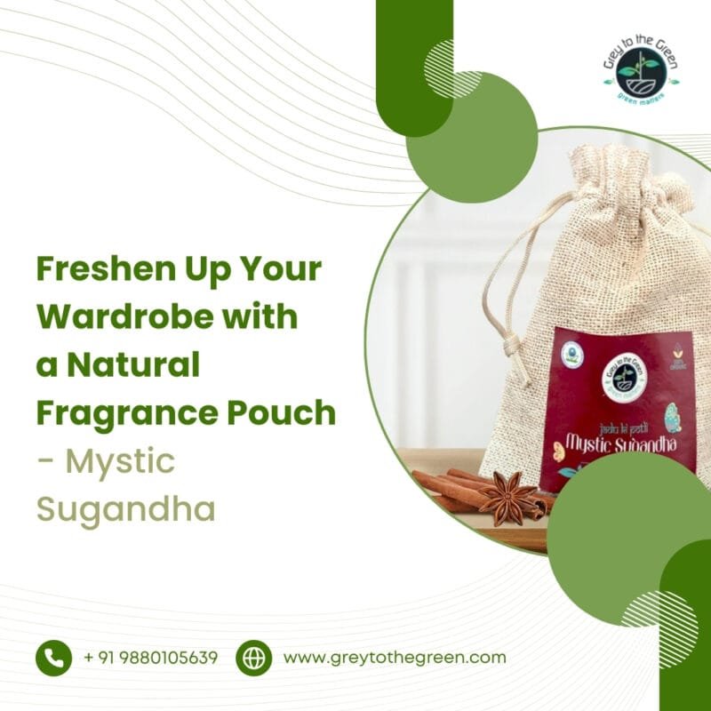 natural fragrance pouch for wardrobe