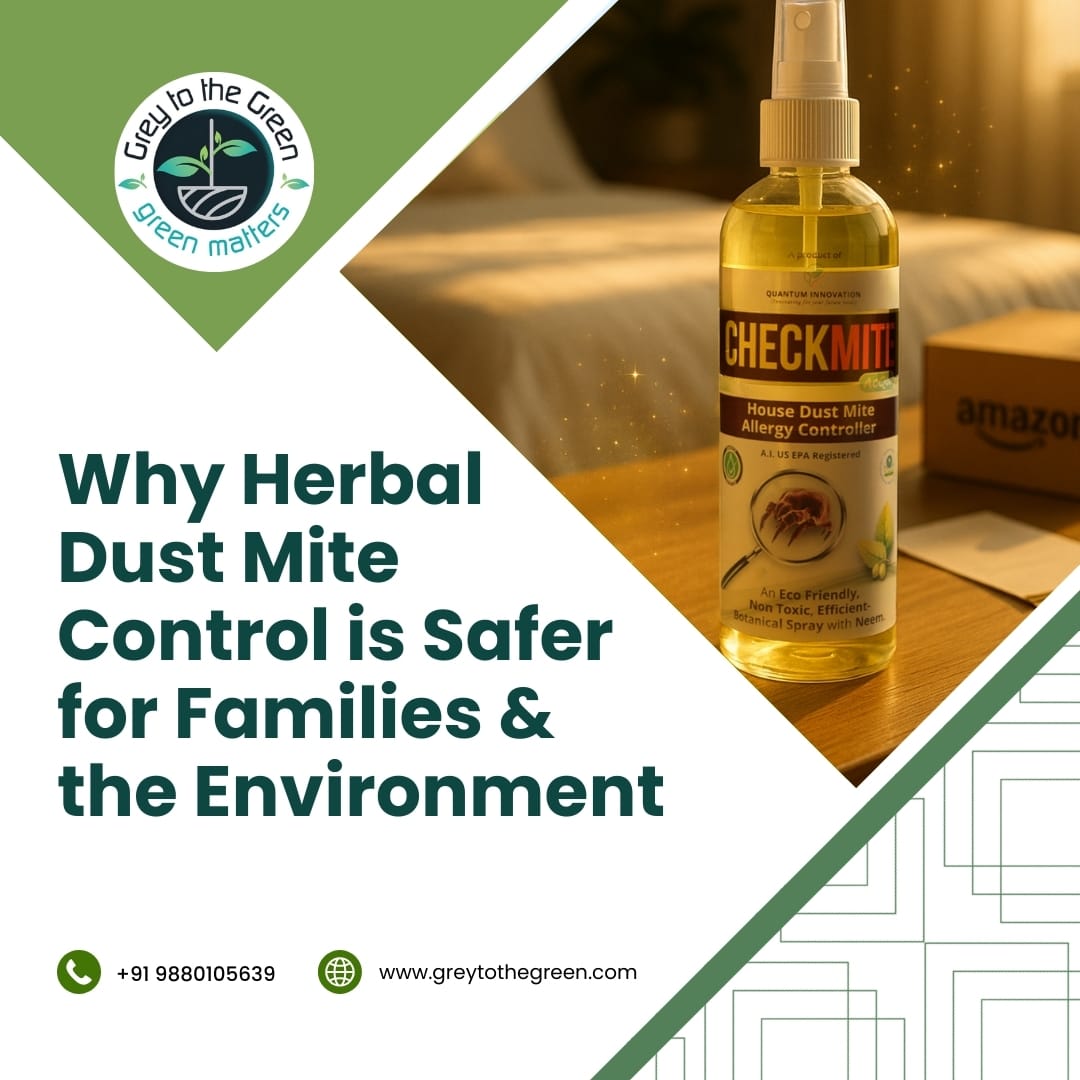 Why Herbal Dust Mite Control is Safer for Families and the Environment