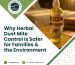 Why Herbal Dust Mite Control is Safer for Families and the Environment